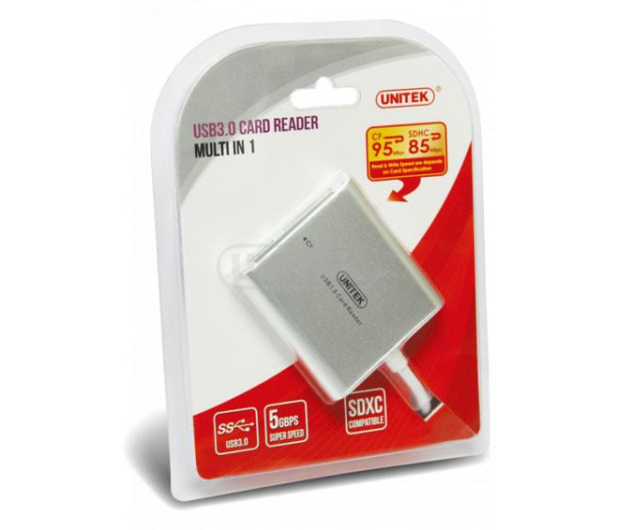 Unitek Czytnik kart All-in-One USB 3.0 - 313469 - zdjęcie 2